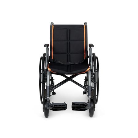 Кресло-коляска для инвалидов Армед 5000 ширина сидения 43см с регулировкой высоты сиденья и подлокотников, быстросъемными колесами и антиопрокидывателями