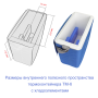 Термоконтейнер ТМ6 (6,8 л) с хладоэлементами