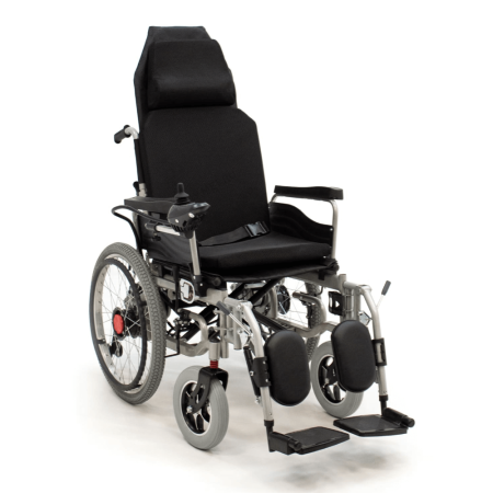 Кресло-коляска с электроприводом MET COMFORT 21 NEW, артикул 21158, ширина сиденья 45 см, колеса пневматические