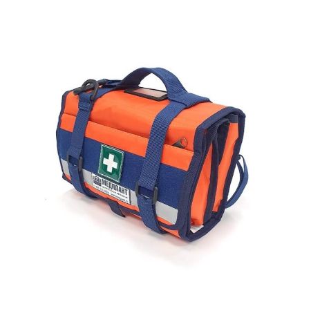 Набор первой помощи НПП МЕДПЛАНТ базовый исполнение 1 в сумке универсальной раскладной СУР-01, цвет оранжевый, артикул 1513