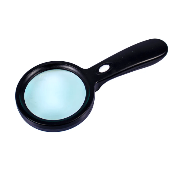 Лупа опорная Solar Lamp 10-кратная с подсветкой, диаметр 90 мм