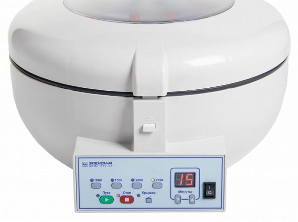 Центрифуга лабораторная Элекон ЦЛМН-Р-10-01 с прозрачным окном для визуального контроля вращения