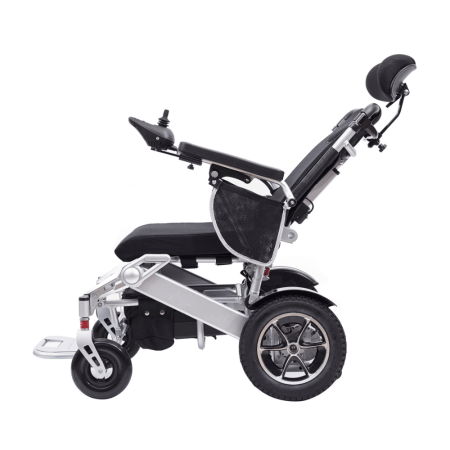 Кресло-коляска с электроприводом MET COMPACT PLUS, артикул 20699, ширина сиденья 45 см, колеса пневматические