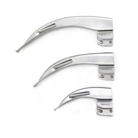 Ларингоскоп волоконно-оптический для экстренной медицины МЕДПЛАНТ ЛЭМ-02/ВО неонатальный, 3 клинка, артикул 1261