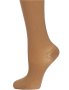 Чулки компрессионные Интекс Fleur женские 1 класс компрессии с закрытым носком и кружевной резинкой полупрозрачные бежевые