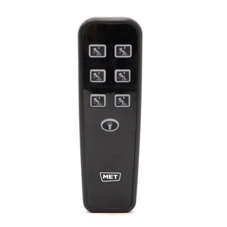 Кресло-коляска с электроприводом MET COMFORT AUTO, артикул 20700, ширина сиденья 45 см, колеса пневматические