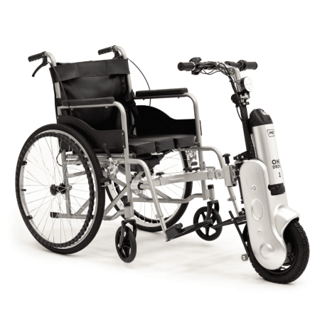 Электропривод MET OneDrive 1, артикул 18553, для складной механической инвалидной коляски
