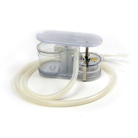 Аспиратор портативный с механическим приводом МЕДПЛАНТ АПМ-МП-1 с дополнительным стаканом для сбора жидкости, артикул 825