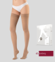 Чулки компрессионные OFA BAMBERG Classic унисекс 1 класс компрессии с закрытым носком и гладкой резинкой цвет бежевый 