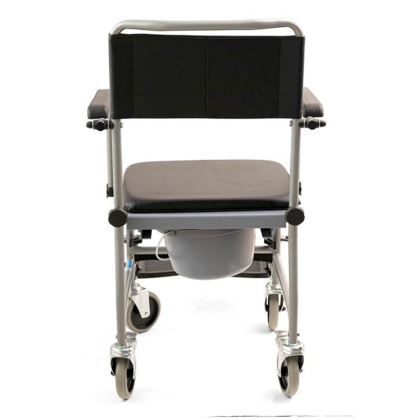 Кресло-каталка Barry W2 с санитарным оснащением, ширина сиденья 44 см