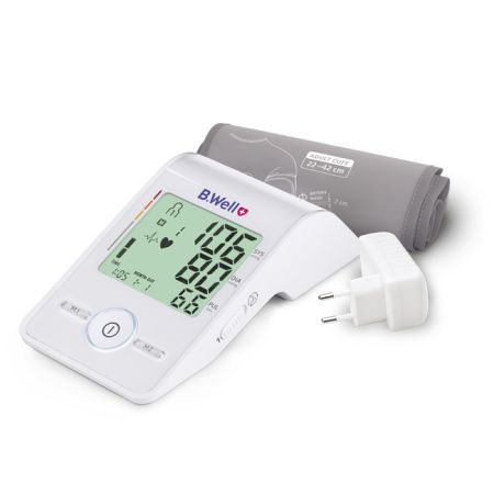 Тонометр автоматический на плечо B.Well Med-55 с манжетой 22-42 см и адаптером