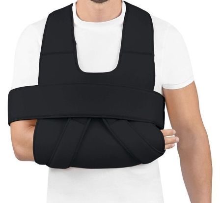 Бандаж на плечевой сустав (повязка Дезо) Orliman C-41, цвет черный