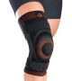 Бандаж на коленный сустав Orliman 9106 с силиконовым кольцом и полицентрическими шарнирами, черный