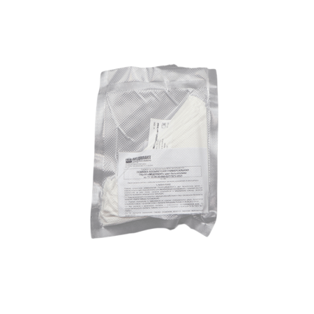 Повязка косыночная универсальная МЕДПЛАНТ ПКу-01, цвет белый, упаковка Вакуум, артикул 1265