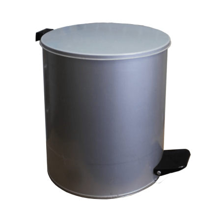 Урна с педалью Титан Мета 15л, серый 