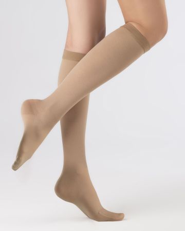 Гольфы компрессионные OFA BAMBERG Classic унисекс с закрытым носком 2 класс компрессии цвет бежевый