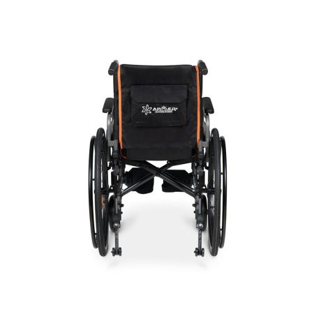 Кресло-коляска для инвалидов Армед 5000 ширина сидения 43см с регулировкой высоты сиденья и подлокотников, быстросъемными колесами и антиопрокидывателями