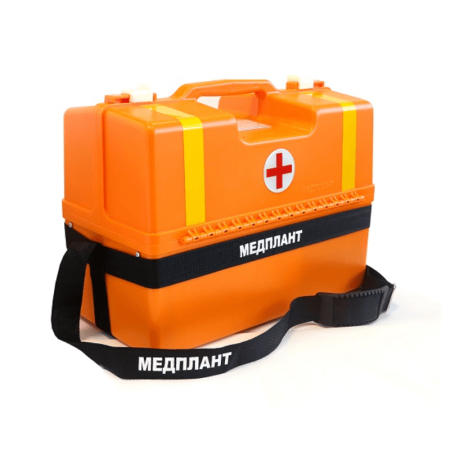 Набор реанимационный для оказания скорой медицинской помощи МЕДПЛАНТ НРСП-02 по приказу № 1165н в укладке УПМ-Пм/2, артикул 1056