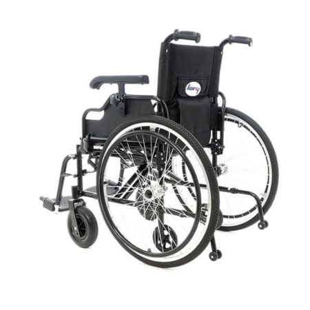 Кресло-коляска механическая Barry A8 Т, ширина сиденья 46см, пневматические колеса