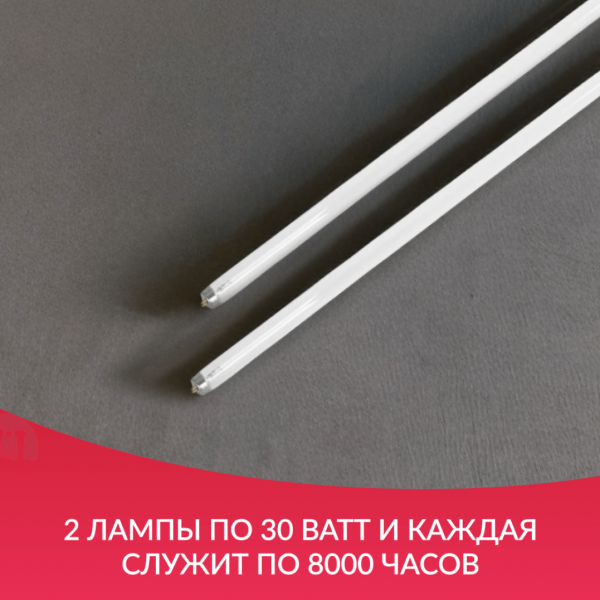 Рециркулятор бактерицидный AirCube Армед 230 FM, 2 лампы по 30 Вт, металлический корпус