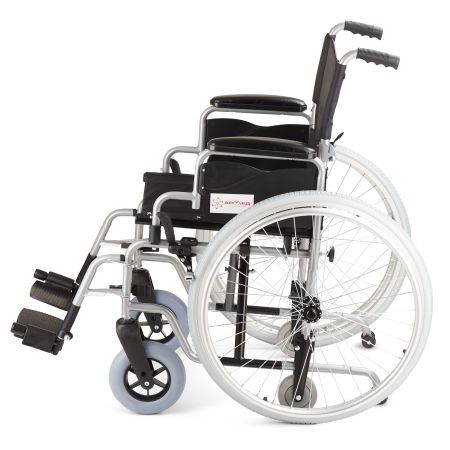 Кресло-коляска для инвалидов Армед H001-1 ширина сидения 45,5см литые колеса с облегченной рамой, быстросъемными задними колесами и антиопрокидывателями