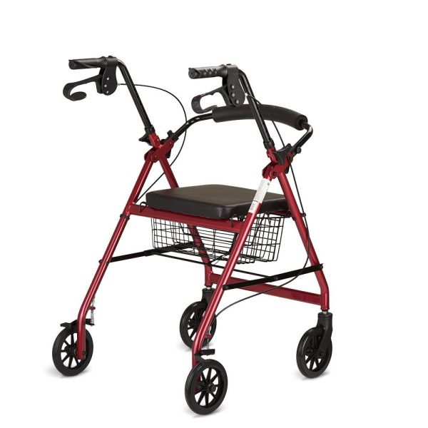 Ходунки-роллаторы Армед KR966LH с сиденьем, корзиной и повышенной грузоподъемностью до 120 кг Ходунки-роллаторы Армед KR966LH с сиденьем, корзиной и повышенной грузоподъемностью до 120 кг