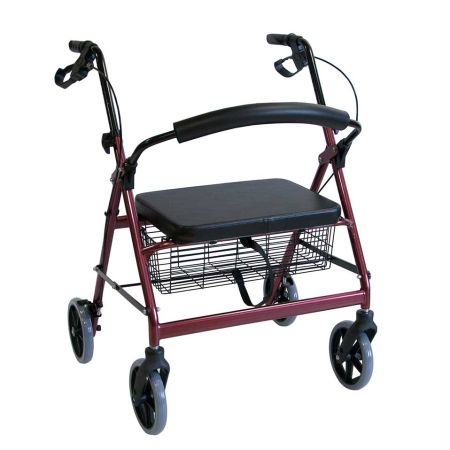 Ходунки-роллаторы PMR882W с сиденьем, складные, грузоподъемность до 220 кг