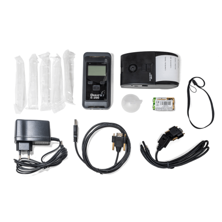 Алкотестер профессиональный Динго E-200 (В) с принтером и Bluetooth