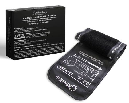 Манжета для тонометров MEDITECH (22-36 см) стандартная на плечо для автоматических тонометров MT 30/40/50 MT-AMS 