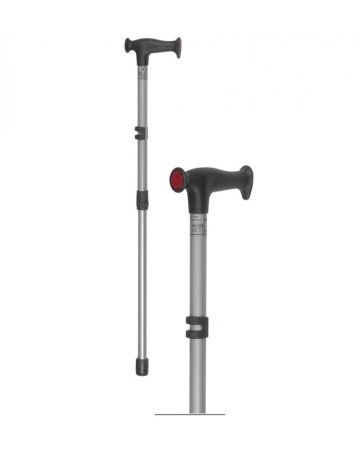 Трость телескопическая с светоотражателями Микирад 12/MR