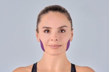 Кинезио тейп для лица Face Tape BBalance 2,5см*5м, хлопок, бежевый, 2 рулона