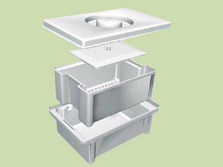 ЕДПО-1-02-2 контейнер для дезинфекции и обработки медицинских изделий