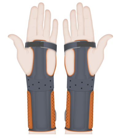 Бандаж на лучезапястный сустав Orliman M760, серый 