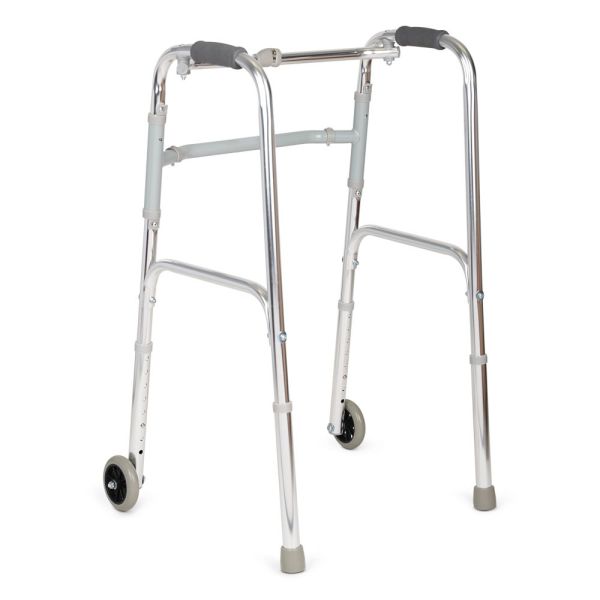 Ходунки одноуровневые двухколесные Армед KR912L шагающие с повышенной грузоподъемностью до 120 кг Ходунки одноуровневые двухколесные Армед KR912L шагающие с повышенной грузоподъемностью до 120 кг