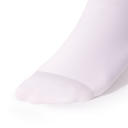 Чулки компрессионные B.Well CARE JW-224 унисекс 2 класс компрессии с закрытым носком антиэмболические для операции белые 