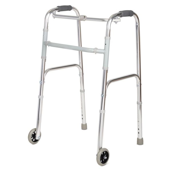 Ходунки одноуровневые двухколесные Армед KR912L шагающие с повышенной грузоподъемностью до 120 кг Ходунки одноуровневые двухколесные Армед KR912L шагающие с повышенной грузоподъемностью до 120 кг